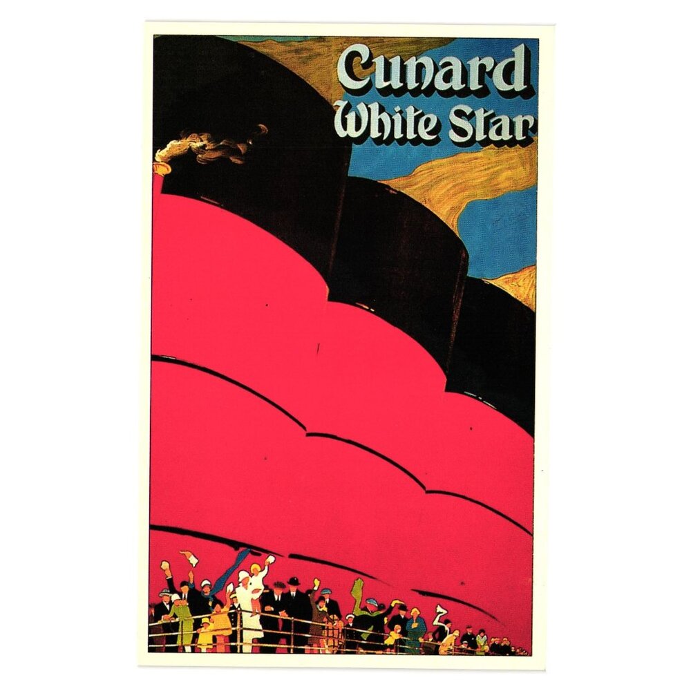 Cunard White Star Queen Mary Marine Art Poster 1990 17 of 23 Marine Art Services